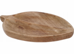 Home Styling Collection Servírovací prkénko ve tvaru listu, mangové dřevo, 27 x 17 cm