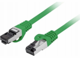 Lanberg Patchcord cat.8.1 S/FTP LSZH CU 1m zelený, schválený pro použití s...