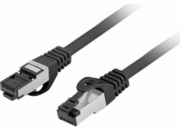 Lanberg Patchcord cat.8.1 S/FTP LSZH CU 1,5m černý, prošel testem Fluke