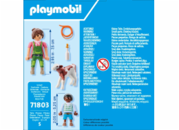 Playmobil Dvojbalení 71803 Farmářka s dítětem a teletem