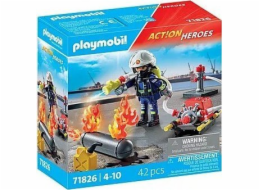 Playmobil Action Heroes 71826 Hasič s vodním čerpadlem