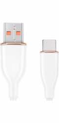 Gembird GMB Audio CC-USB2S-AMCM-1.5M-W USB kabel USB 2.0 1,5 m USB A USB C Bílá