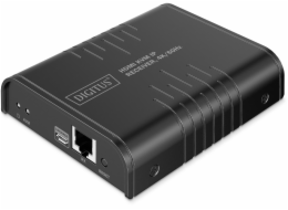 Digitus HDMI KVM IP Receiver (schwarz, 4K/60Hz)