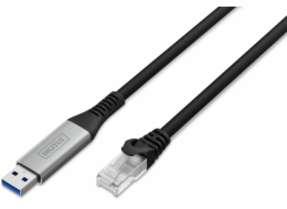 Digitus Digitus USB 3.2 Gen1 - RJ45 Ethernet Kabel, 1Gbit/s, 3m