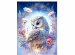 Norimpex Diamantová mozaika - Bílá sova