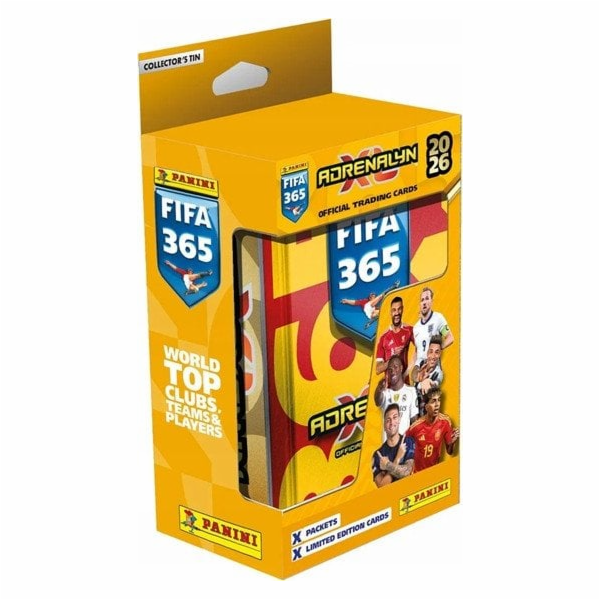PANINI FIFA 365 2025/2026 ADRENALYN plechová krabička (hr...