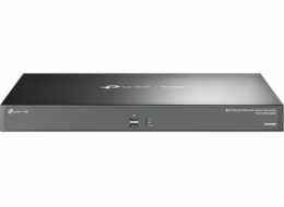 TP-LINK Rekordér VIGI 64 H.265+/H.265/H.264+/H.264, rozlišení až 8MP, RX/TX-320Mbps/320Mbps, dekódovací schopnost 32MP