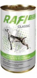 Dolina Noteci Rafi Classic se zvěřinou a mrkví - Mokré krmivo pro psy 1240 g
