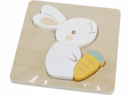 BABU - Ručně vyráběné puzzle - Králíček