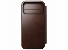 NOMAD pouzdro Modern Leather Folio Magsafe Horween pro iPhone 17 Pro Max - Rustic Brown