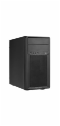 SilverStone FARA 313, kompaktní Micro-ATX skříň, 2x USB 3.0, GPU až 354mm, ocel, černá