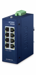 Planet IGS-800T-PN Kompaktní Průmyslový PROFINET Switch 8x1Gb RJ45, -40 +75°C, IP30, EFT+ESD, 9-48VDC, fanless