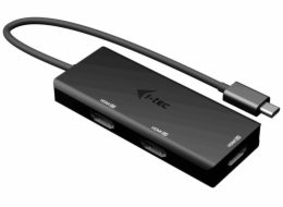i-tec USB-C Triple 4K HDMI video adaptér, Power Delivery 100W