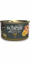 SCHESIR After dark Chicken in broth - mokré krmivo pro kočky - 80g