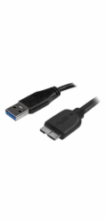 StarTech Kabel USB-A na micro-B 3m černý (USB3AUB3MS)