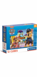 Clementoni - Obrázkové kostky - Tlapková Patrola 12 kostek