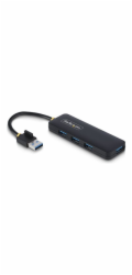 Startech 4-Port USB-A Hub, 5Gbps, Bus Powered, Small Travel Mini Hub - Rozbocovac - 4 x USB 3.2 Gen 1 - desktop