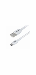 StarTech 3m (9.8ft) White USB-A to USB-C Charging Cable/Cord, M/M - USB kabel - USB (M) do USB-C (M) - USB 2.0 - 3 A - 3 m - neobsahuje halogen, pasivní, nabíjení a synchronizace, USB Fast Charge (15W