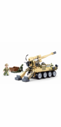 Sluban Army Model Bricks M38-B0751 Mobilní kanón 8x8 s pozemním minometem