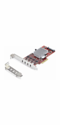 Startech 4-Port USB Type-C PCIe Card, USB-C 10Gb, 4x Controllers, TAA - USB adaptér - PCIe 3.0 x4 - USB-C 3.2 Gen 2 x 4 - kompatibilní s TAA