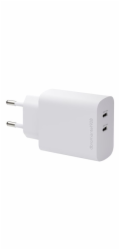 dbramante1928 re-charge - Síťový adaptér - 45 Watt - 2 výstupní konektory (USB-C) - bílá - Evropa