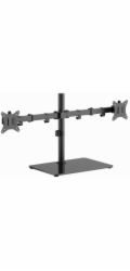 Gembird MS-D2ST-01 Stolní stojan pro dva monitory (otočný, naklápěcí, otočný), 17”–32”, až 9 kg, černý