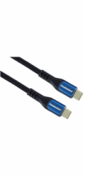 PremiumCord USB-C kabel, 1,5m/5A/100W/20Gbits