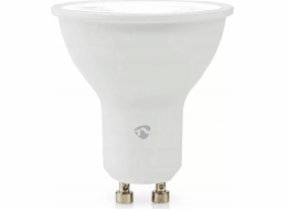 NEDIS chytrá LED žárovka/ Zigbee 3.0/ GU10/ PAR16/ 4,7W/ 230V/ 470lm/ teplá – studená bíla/ 2700–6500K/ RGB/ stmívatelná