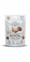 OLLO Air Dried Dental Turkey Strips - pamlsek pro psa - 80g