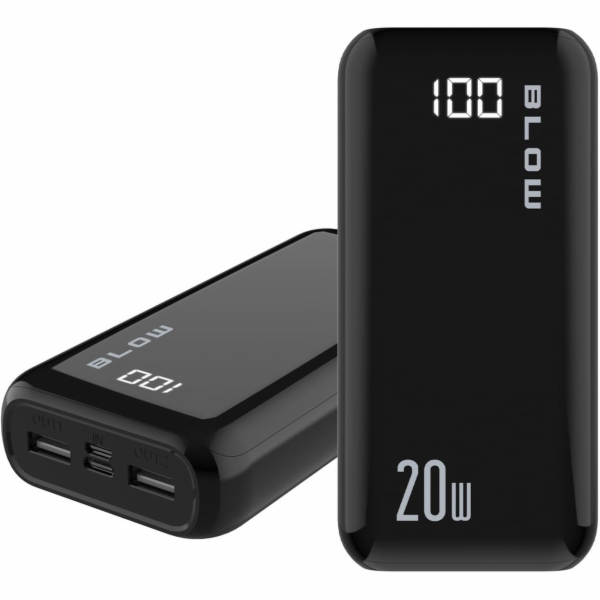 BLOW Power Bank 20000mAh QC+PD 20W + lightning PB20E
