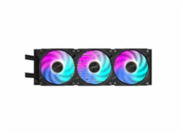BAZAR - GIGABYTE vodní chladič AORUS WATERFORCE X II 360, 2x120mm ARGB, LCD displej, LGA1851, AM5 - Po opravě (Komplet)