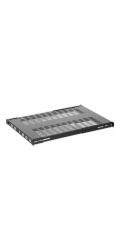 Startech Server Rack Shelf - 1U - Adjustable Mount Depth - Heavy Duty - Police skříně - černá - 1U - 19" - pro P/N: RK1233BKM, RK2433BKM, RK2537BKM, RK3236BKF, RK4236BKB, RK4242BK24, RK4242BK30
