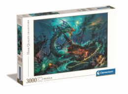Clementoni - Puzzle 3000 Podmořská bitva