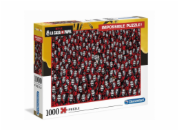 Clementoni - Puzzle Impossible 1000 Netflix Papírový dům