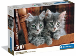Clementoni - Puzzle 500 Koťata