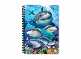 PRIME 3D SEŠIT A5 - Žraloci Selfie