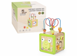 BABU - Labyrint kostka žába 5v1