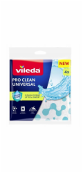 Univerzální utěrka s enzymy Vileda Pro Clean 4 ks.