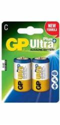 GP Ultra Plus Alkaline R14 (C, malé mono) blister, 2 kusy