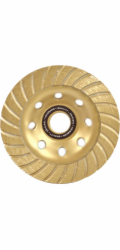 GEKO Kotouč diamantový hrnkový brusný turbo, 125x5x22,23mm GEKO