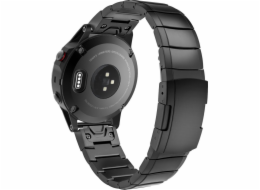 Tech-Protect TECH-PROTECT STEELBAND GARMIN FENIX 5/6/6 PRO ČERNÝ