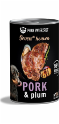 PAKA ZWIERZAKA Seventh Heaven Pork with plum - vlhké krmivo pro psy - 400g