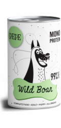 PAKA ZWIERZAKA Pepe Wild Boar - vlhké krmivo pro psy - 400g