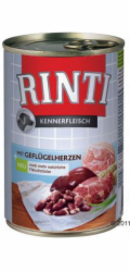 RINTI Kennerfleisch Poultry hearts - vlhké krmivo pro psy - 400g