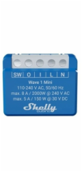Shelly Qubino Wave 1 Mini LR Chytrý spínač Z-Wave Modrá