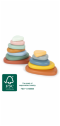 small foot Montessori říční kameny Balanční hra