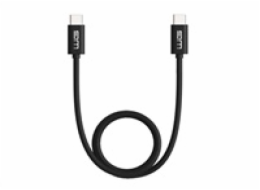 WG - Datový kabel Type-C to Type-C / 1m / 3A / black
