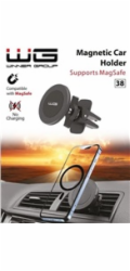 WG - Držák do auta WG 38, univerzální, magnetický, kulatý, černá