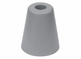 Dveřní zarážka Haushalt, 8 cm, O 7 cm, pryžová, šedá