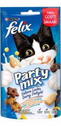 FELIX Party Mix Dairy Delight - Cat snack - 60g